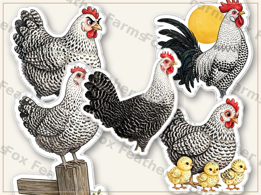 Deathlayer Hens Sticker Pack