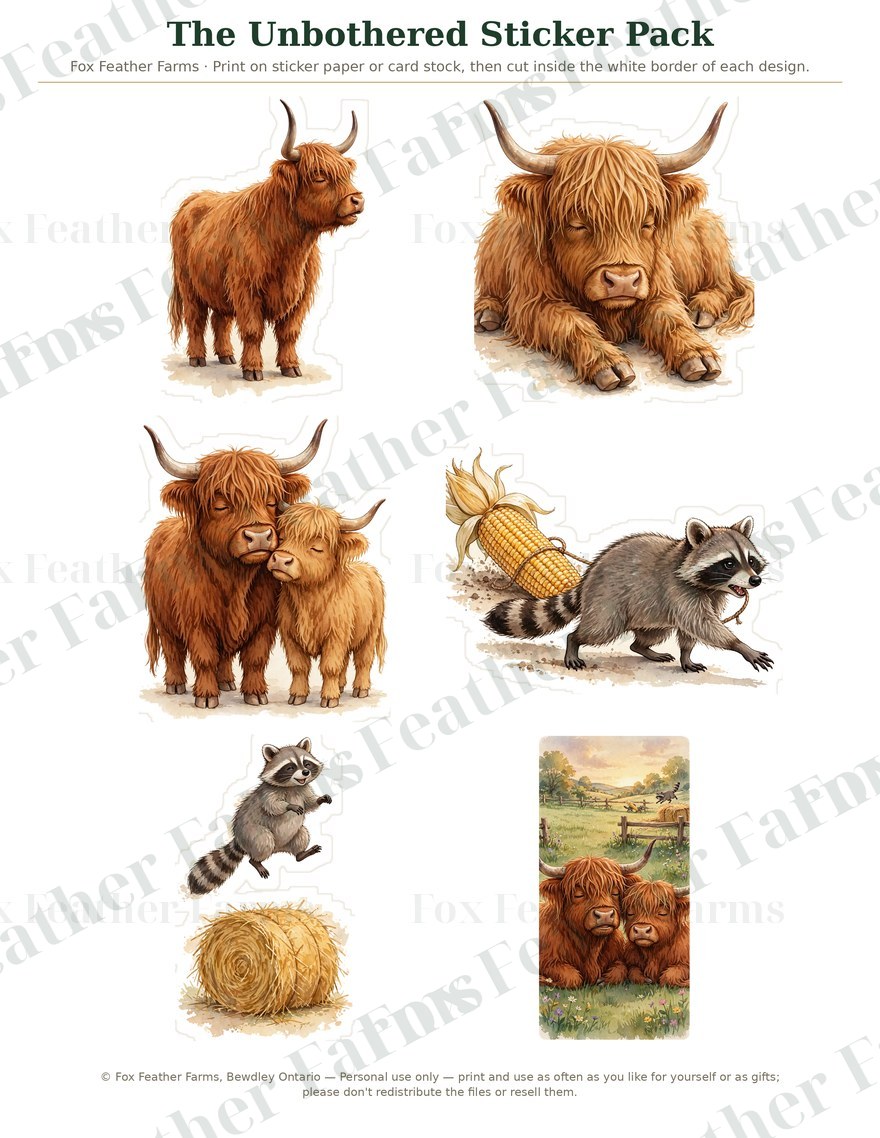 The Unbothered Sticker Pack